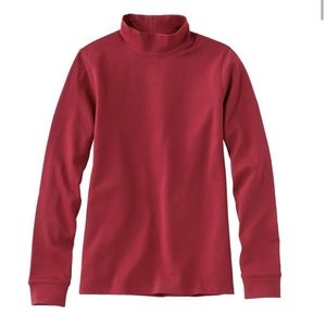L.L.Bean Interlock Mock-Turtleneck Long
Sleeve Shirt